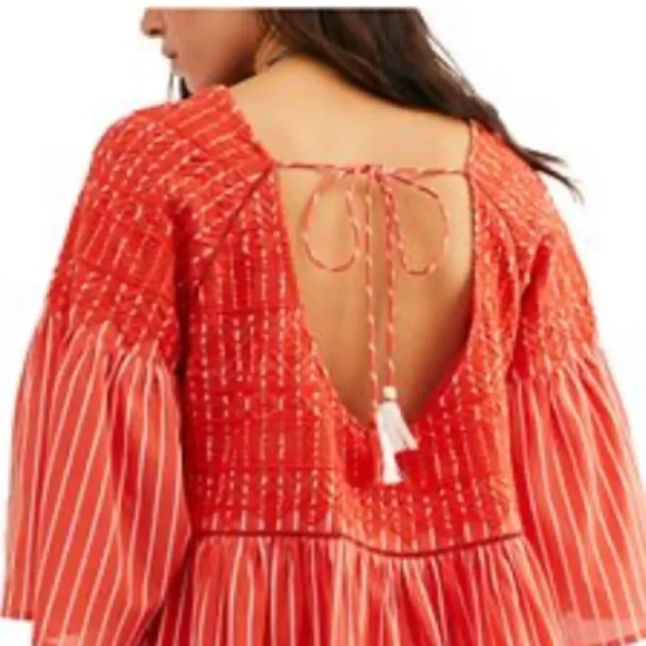 NWT Free People Lola Embroidered Mini Dress - Picture 5 of 5